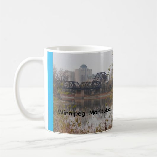 Winnipeg Eisenbahnbrücke Kaffeetasse (Links)