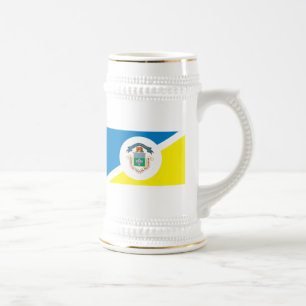 Winnipeg-Flagge Bierglas