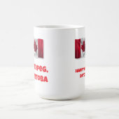 Winnipeg Frohes Canada-Tag Kaffeetasse (Mittel)