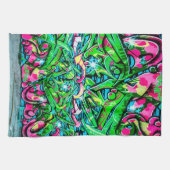 Winnipeg Graffiti Wallfahrtskirche Geschirrtuch (Horizontal)