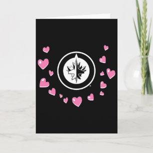 Winnipeg Jets Valentine Liebe Nhl Offiziell Lizens Karte