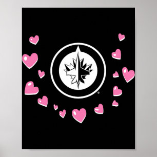 Winnipeg Jets Valentine Liebe Nhl Offiziell Lizenz Poster