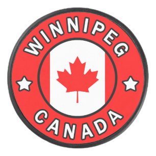 Winnipeg Kanada Eishockey Puck