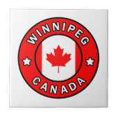 Winnipeg Kanada Fliese (Vorderseite)