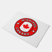 Winnipeg Kanada Fußmatte (Schrägansicht)