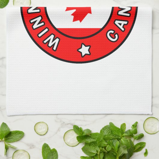 Winnipeg Kanada Geschirrtuch (Gefaltet)