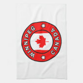 Winnipeg Kanada Geschirrtuch (Vertikal)
