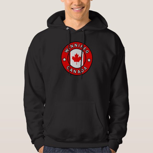 Winnipeg Kanada Hoodie (Vorderseite)