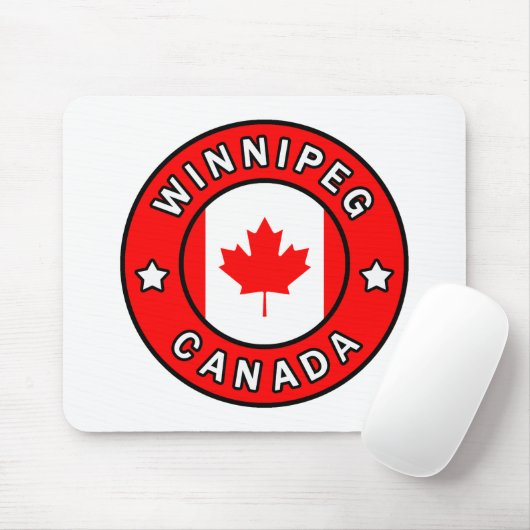 Winnipeg Kanada Mousepad (Mit Mouse)