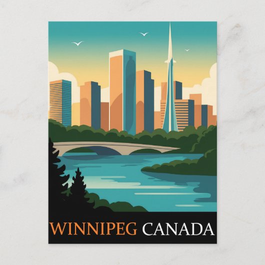 Winnipeg Kanada Postkarte (Vorderseite)