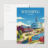 Winnipeg Kanada Postkarte (Vorne/Hinten)