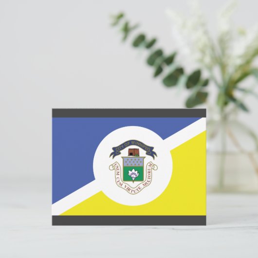 Winnipeg, Kanada Postkarte (Stehend Vorderseite)