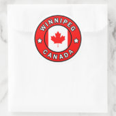 Winnipeg Kanada Runder Aufkleber (Tasche)