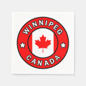 Winnipeg Kanada Serviette (Vorderseite)