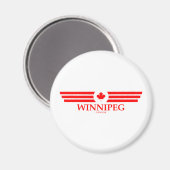WINNIPEG MAGNET (Vorderseite/Rückseite)