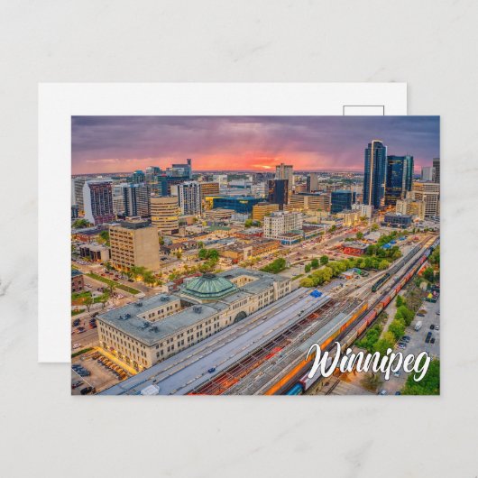 Winnipeg, Manitoba, Canada Postkarte (Vorne/Hinten)