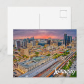 Winnipeg, Manitoba, Kanada Postkarte (Vorne/Hinten)