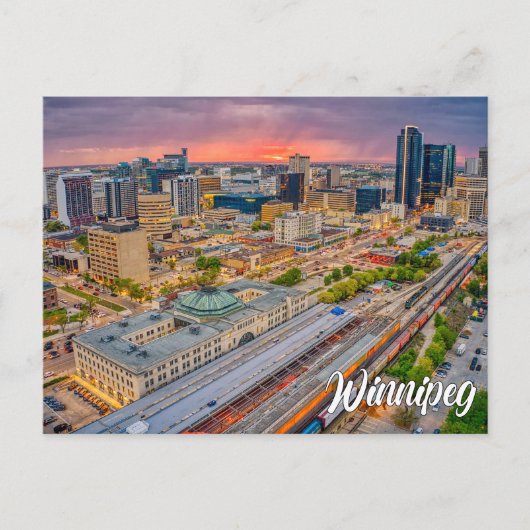 Winnipeg, Manitoba, Kanada Postkarte (Vorderseite)