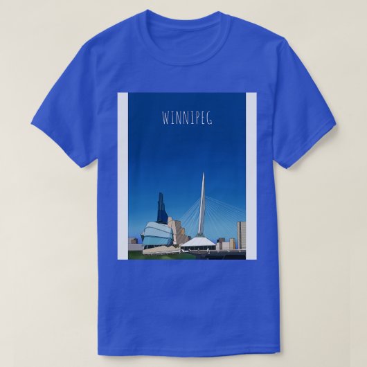 Winnipeg Manitoba Kanada T-Shirt (Design vorne)