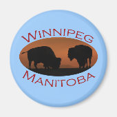 Winnipeg, Manitoba Magnet (Vorne)
