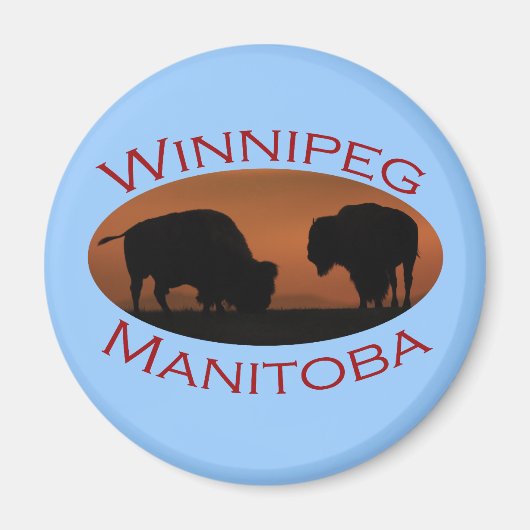 Winnipeg, Manitoba Magnet (Vorne)