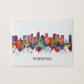 Winnipeg Manitoba Skyline Puzzle (Horizontal)