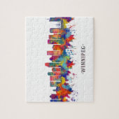 Winnipeg Manitoba Skyline Puzzle (Vertikal)