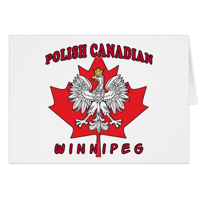 Winnipeg Polnisch Kanadisches Leaf (Vorderseite (Horizontal))