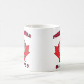 Winnipeg Polnisch Kanadisches Leaf Kaffeetasse (Mittel)