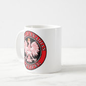 Winnipeg Polnischer Adler Kaffeetasse (Vorderseite Links)