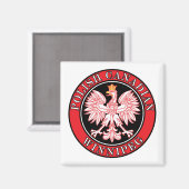 Winnipeg Polnischer Adler Magnet (Vorderseite/Rückseite)