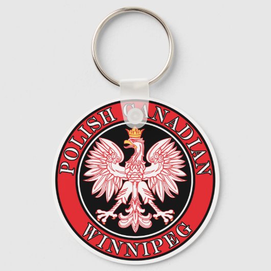 Winnipeg Polnischer Adler Schlüsselanhänger (Vorderseite)