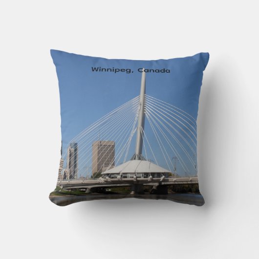 Winnipeg Provencher Bridge Kissen (Vorderseite)