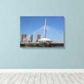 Winnipeg Provencher Bridge Leinwanddruck (Insitu (Holzboden))