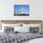 Winnipeg Provencher Bridge Leinwanddruck (Insitu (Schlafzimmer))