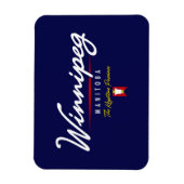 Winnipeg-Skript Magnet (Vertikal)