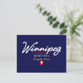 Winnipeg-Skript Postkarte (Stehend Vorderseite)