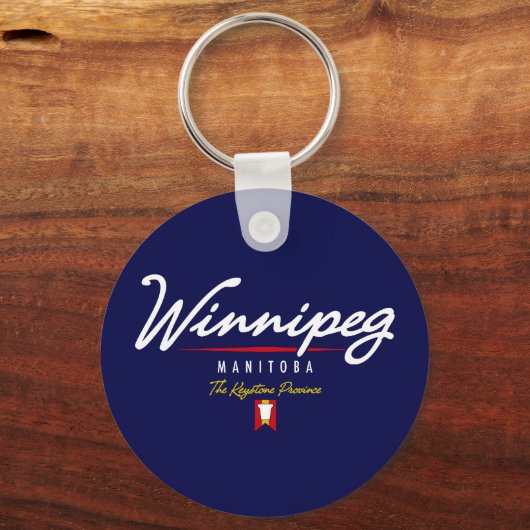 Winnipeg-Skript Schlüsselanhänger (Vorderseite)