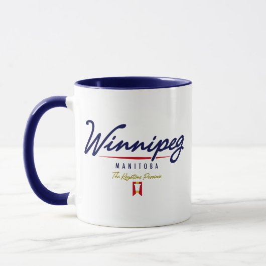Winnipeg-Skript Tasse (Links)