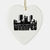 Winnipeg-Skyline Keramikornament (Rechts)