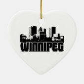 Winnipeg-Skyline Keramikornament (Hinten)