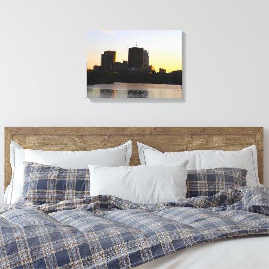 Winnipeg Skyline Leinwanddruck (Insitu (Schlafzimmer))