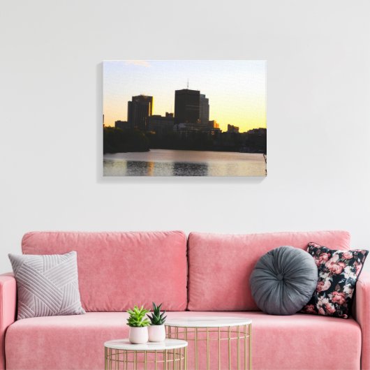 Winnipeg Skyline Leinwanddruck (Insitu (Wohnzimmer))