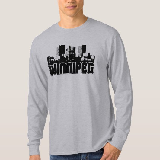 Winnipeg-Skyline T-Shirt (Vorderseite)