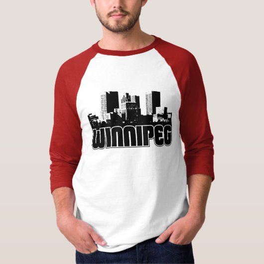Winnipeg-Skyline T-Shirt (Vorderseite)