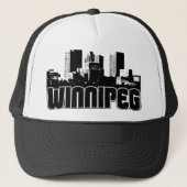 Winnipeg-Skyline Truckerkappe (Vorderseite)