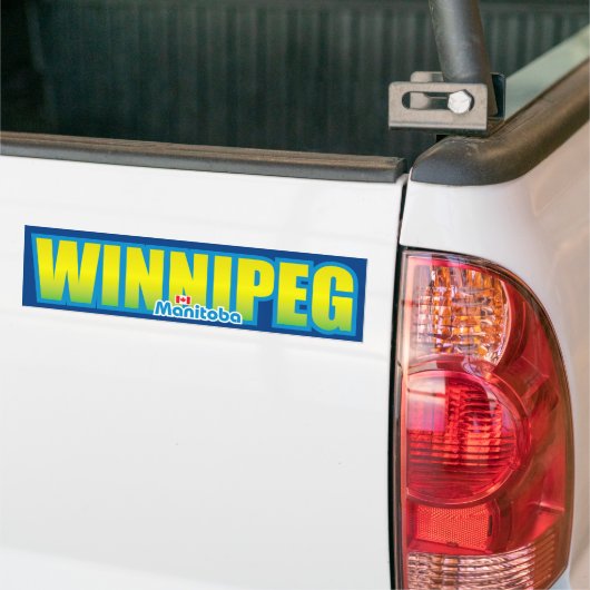 Winnipeg-Stoßdämpfer Autoaufkleber (Auf Lkw)