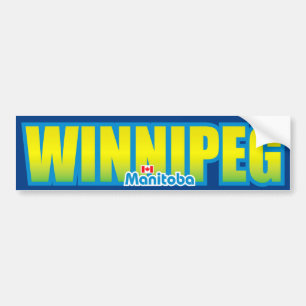 Winnipeg-Stoßdämpfer Autoaufkleber