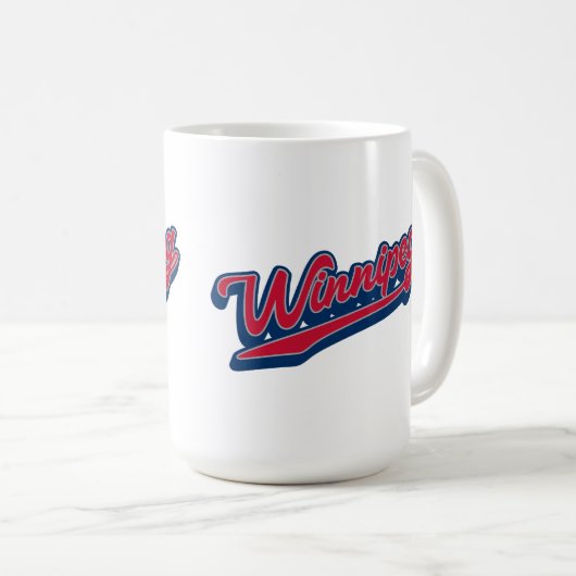 Winnipeg T - Shirt Kaffeetasse (VorderseiteRechts)
