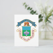 Winnipeg-Wappen Postkarte (Stehend Vorderseite)